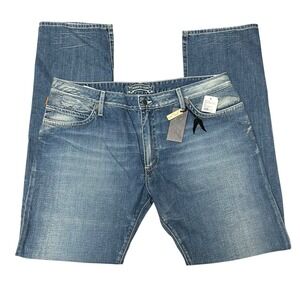 Robin's Jean NEW‎ 42x36 Style #D5743 Prospect Blue Wash Faded